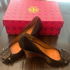 Tory Burch Mini Miller open toe 95 mm Wedge